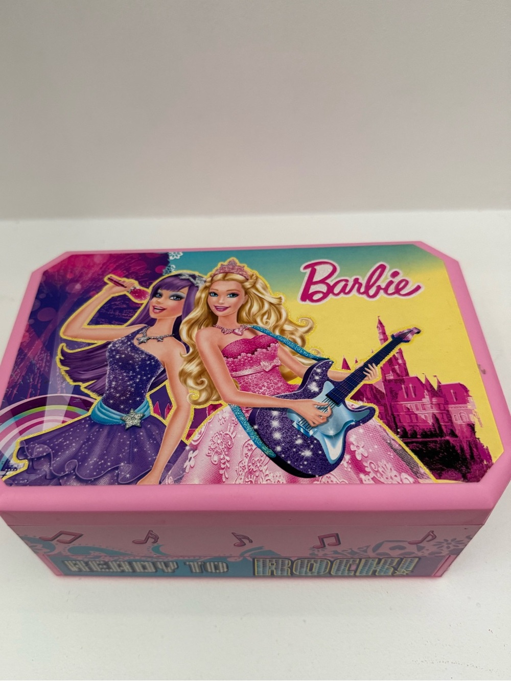 Barbie Ready To Rock Wind Up Musical Jewelry Box